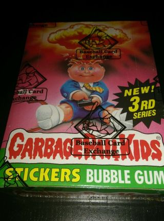 Garbage Pail Kids Gpk Box 48 Packs Series 3rd Bbce Rare Cond