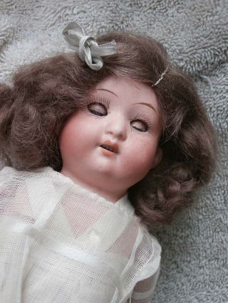 Antique German Heubach Koppelsdorf 275 Bisque Head Doll 10 