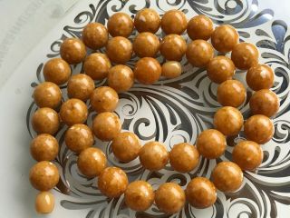 VINTAGE Baltic Amber Beads Necklace 31.  71 gr 2