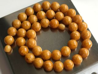 VINTAGE Baltic Amber Beads Necklace 31.  71 gr 4