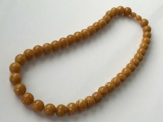 VINTAGE Baltic Amber Beads Necklace 31.  71 gr 5