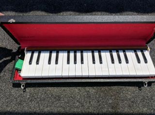Vintage Clavietta Melodica Wind Air Organ Keyboard Instrument,  Case