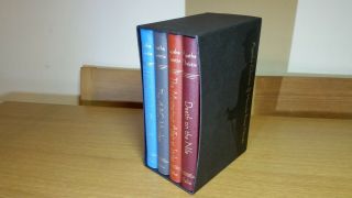 FOLIO SOCIETY Agatha Christie Hercule Poirot NOVELS 4 volume set - RARE 12