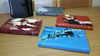 FOLIO SOCIETY Agatha Christie Hercule Poirot NOVELS 4 volume set - RARE 7