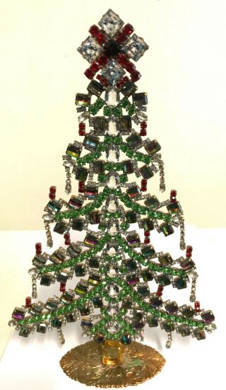 Rhinestone Christmas - Tree - Stand Up Size Xxl Husar.  D - F78