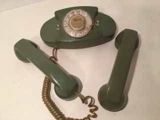 Green Vintage Western Electric Bell System Princess Rotary Phone 702b
