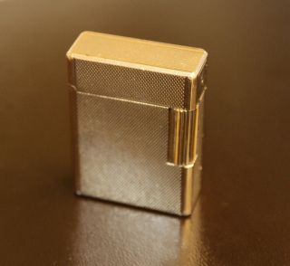 Vintage " S.  T.  Dupont " Lighter - Line 1 - Gold Plated 20μ - (served - Fully)