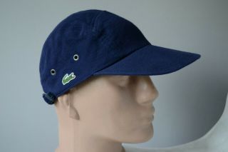 Vintage Lacoste Rare Mens 5 Panel Cap Hat Size 2 France 81 - 90`