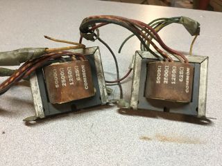 Pair Vintage Rca Mi - 12368 Line Matching Multi - Impedance Output Transformers
