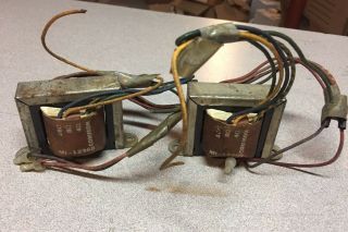 Pair Vintage RCA MI - 12368 Line Matching Multi - impedance Output Transformers 2