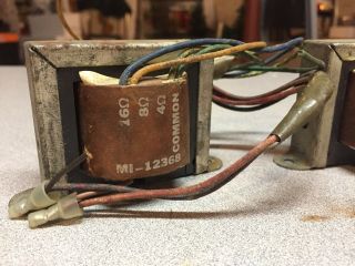 Pair Vintage RCA MI - 12368 Line Matching Multi - impedance Output Transformers 3