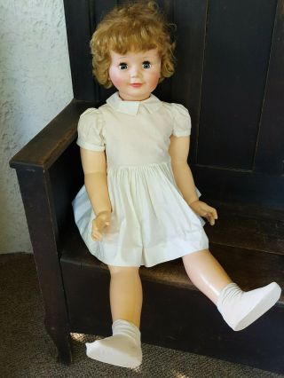 Vintage Alexander 36 " Joanie Nurse Doll 1953 1 W/ Clothes & Shoes Arms Need Tlc