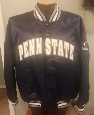 Vintage Penn State Nittany Lions Jacket Satin Nylon Adult Large Puma Nwt Ncaa