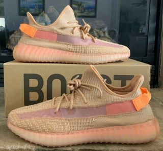 Adidas Yeezy Boost 350 V2 Clay Size 13.  5 Rare Size 2 - Day