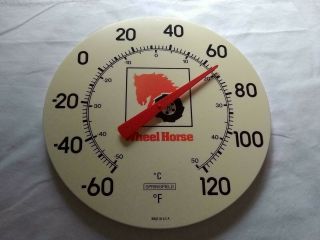 Vintage Wheel Horse Lawn Mower Tractor Thermometer