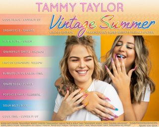 Tammy Taylor " Vintage Summer " Dazzle Rocks Prizma 8 Peice Set Limited Edition