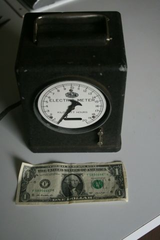 Vintage Antique Sangamo Watt Hour Meter