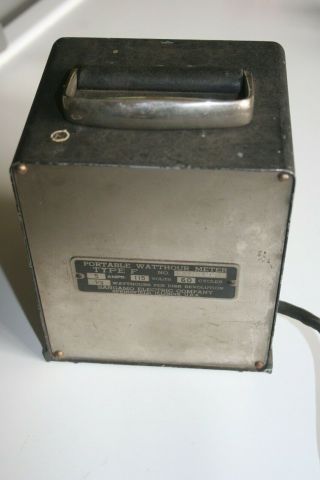 Vintage Antique Sangamo Watt Hour Meter 4