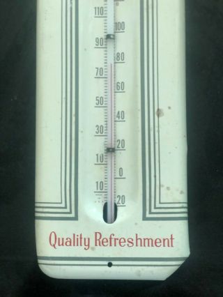 Vintage 1950 ' s Coca Cola Coke Thermometer 9 