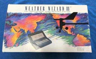 Vintage Davis Instruments Weather Wizard Iii Professional Home Weather Station