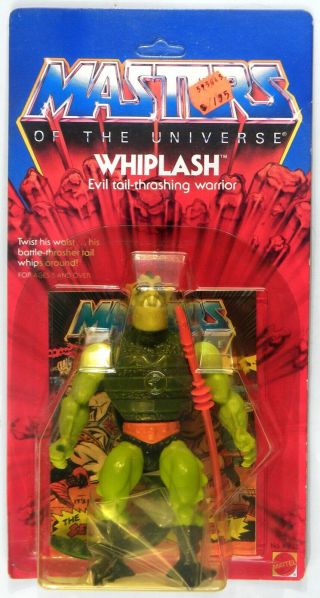 Mattel Toys Motu He - Man Masters Of The Universe Vintage Whiplash Rare C - 9