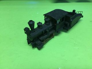 Vintage Ho Brass 0 - 4 - 0 Steam Engine Locomotive & Tender,  Japan