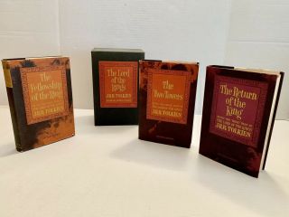 Vintage 1965 Lord Of The Rings Tolkien 2nd Edition Revised Book Set 4th3rd Print