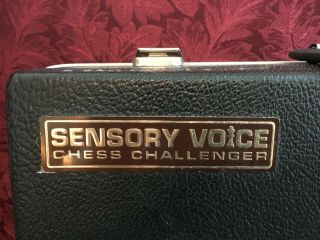 8rw8 vintage Sensory Voice Chess Challenger,  Play against a computer,  10 - level 2