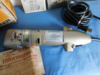 Vtg.  1983 Stewart by Oster variable speed clipmaster animal clipper/ Instructions 2