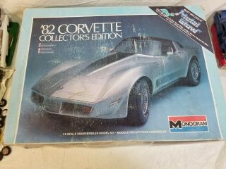 Vintage Monogram 1982 Corvette Collectors Edition 1/8 Complete