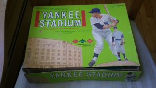 Vintage Yankee Stadium 1964 Superior Plastics Model Kit - Mantle On Cover