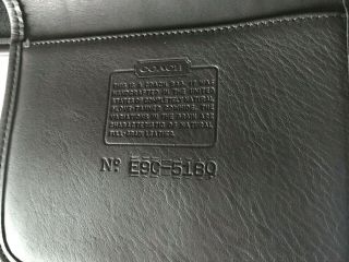 Vintage COACH METROPOLITAN BRIEF BAG Black Leather Laptop Briefcase S/N 5180 VGC 6