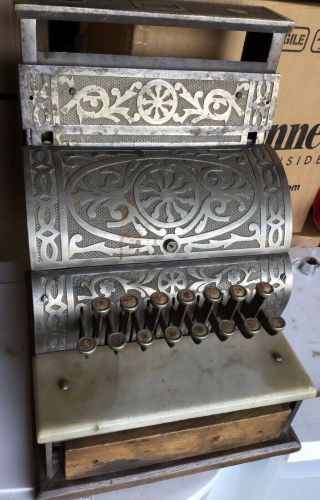Vintage Michigan Cash Register Nickel Plated Parts Restoration