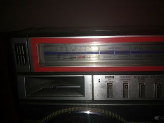 Vintage SHARP GF - 8787 METAL Boom Box Ghetto Blaster AM/FM Cassette 4