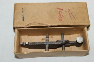 Vintage Anderson Adjustable Saw Set Setting Gauge Gage / Spider 7