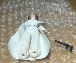 Vintage 1977 Star Wars Princess Leia Organa Black Hair AFA Unplayed With 6