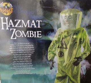 Spirit Halloween Haz - Mat / Biohazard Zombie,  Life Size & Brand Rare