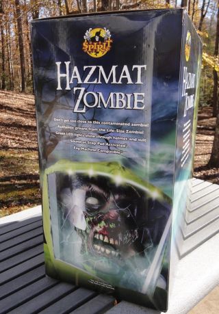 Spirit Halloween Haz - Mat / BioHazard Zombie,  Life Size & Brand RARE 6