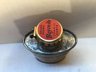 Vintage Boyce - Ite Oil Can NOS Handy Oiler Oz 4 rare Lead tin Amoco Mobil Sunoco 6