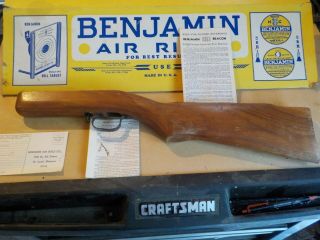 BENJAMIN AIR RIFLE MODEL 342 CALIBER 22,  VINTAGE 3