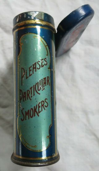 Bagdad Short Cut Pipe Tobacco Tin Vest Pocket Old Vtg Antique 6