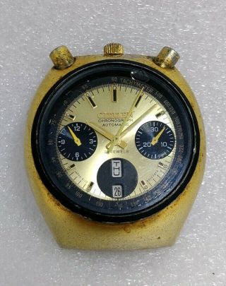 Vintage Citizen Chronograph Bullhead 8110 Automatic Movement Only Use.