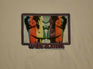 Vintage 1997 White Zombie Tee Shirt Rock Heavy Metal Size Xl Rob Zombie