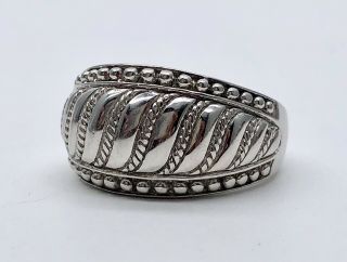 Judith Ripka Sterling Silver 925 Ring Size 8