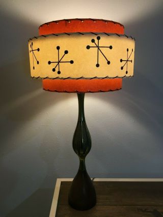 Vintage Style 3 Tier Fiberglass Lamp Shade Mid Century Style (pair Avail) Ibosb