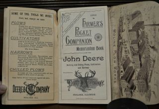 Vintage Farmers Pocket Companion John Deere 1893 27th Annual Edition 3