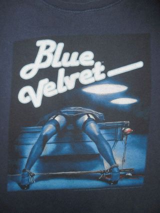 Vtg 90s Blue Velvet Cult Horror Movie T - Shirt David Lynch 1996 Legs Ultra Rare M