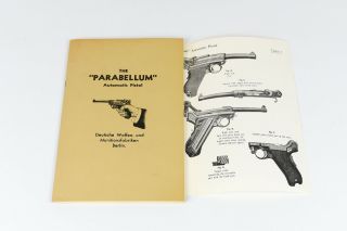 Parabellum Automat Pistol Deutsche Waffen - Und Munitionsfabriken German Luger Ww2
