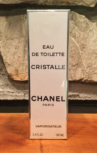 Vintage Cristalle By Chanel Eau De Toilette Spray 3.  4 Fl Oz/100 Ml Rare Women
