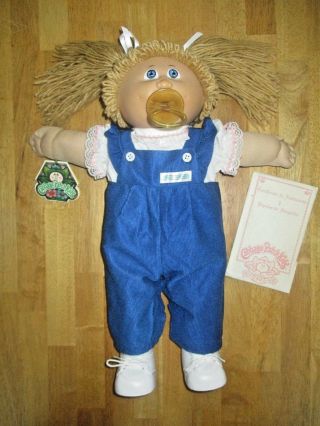 1984 Cabbage Patch Kids Jesmar Pacifier Doll.  Spain.  B 